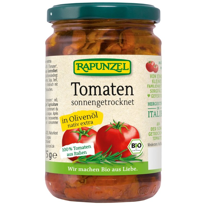 Rapunzel Tomaten getrocknet in Olivenöl, mild-würzig - Produktbild