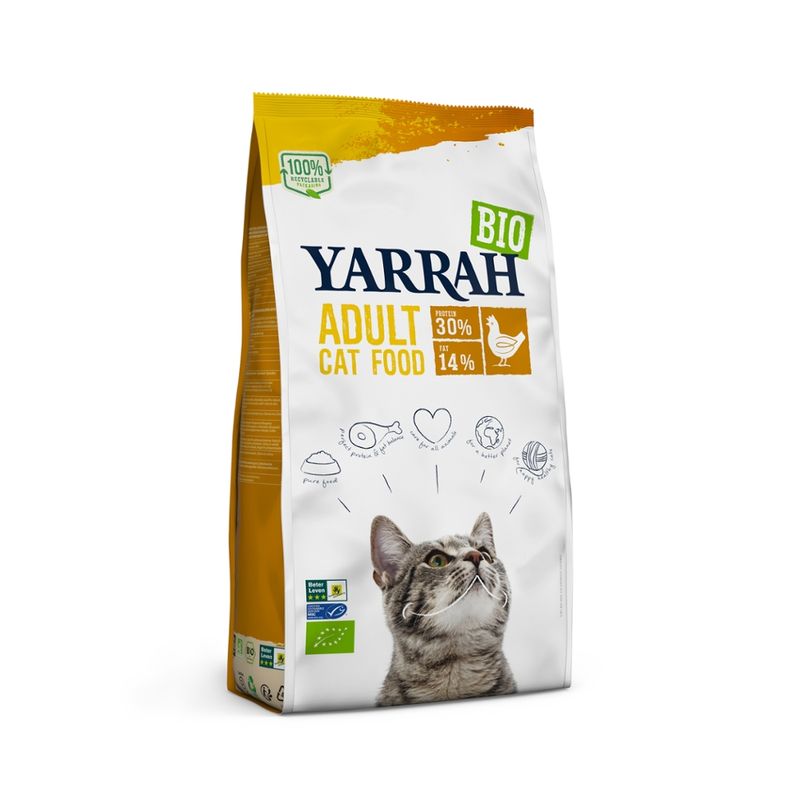 Yarrah Organic Petfood Yarrah Bio Katze Trockenfutter Huhn - Produktbild