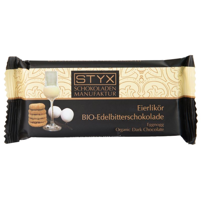 Styx Naturcosmetic BIO-Edelbitterschokolade gefüllt mit 70% Eierlikör-Ganache 70g - Produktbild