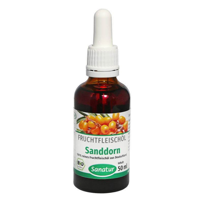 Sanatur Sanddorn, reines Fruchtfleischöl - Produktbild
