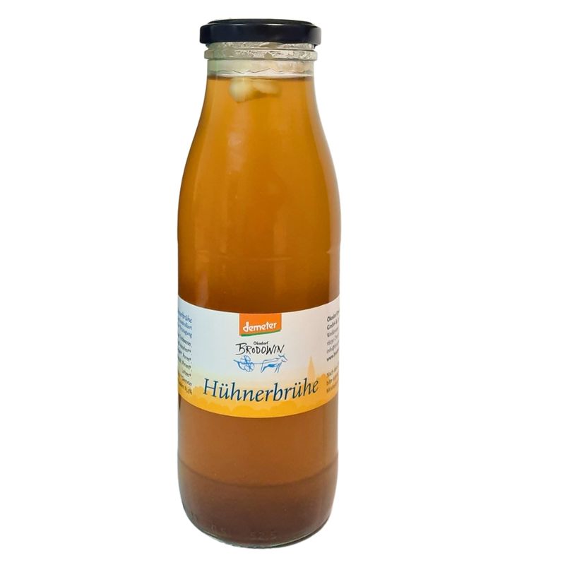 Ökodorf Brodowin Demeter Hühnerbrühe 0,5l - Produktbild