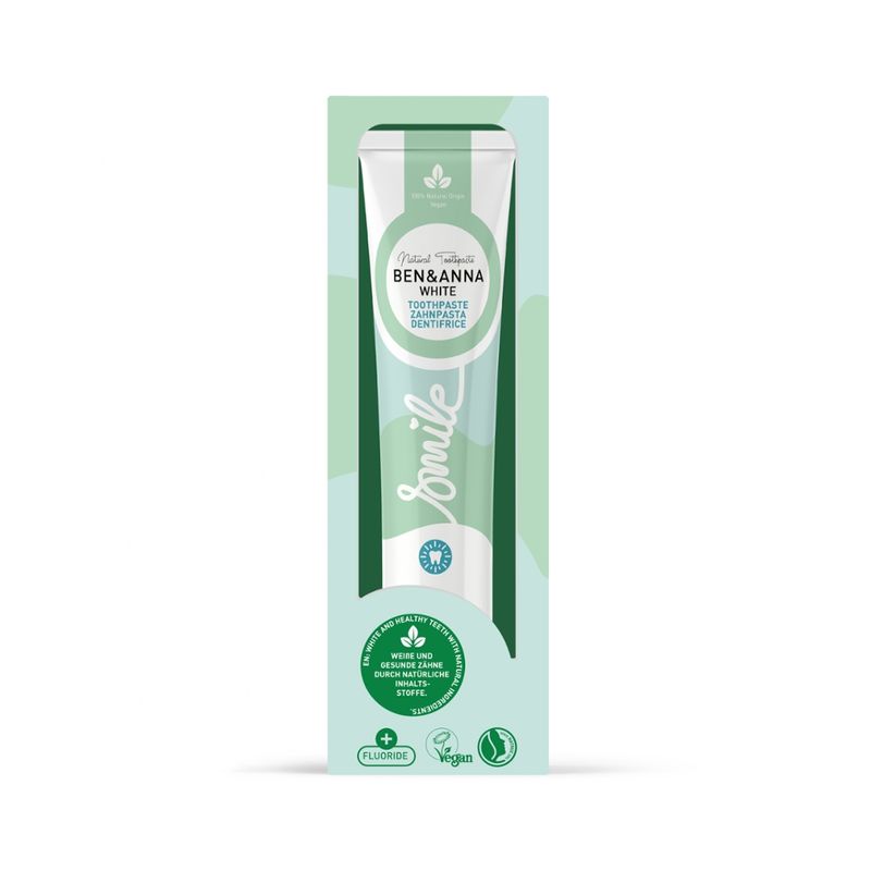 Ben&Anna Natural Care Ben & Anna Alutube Toothpaste "White" 75ml - Produktbild