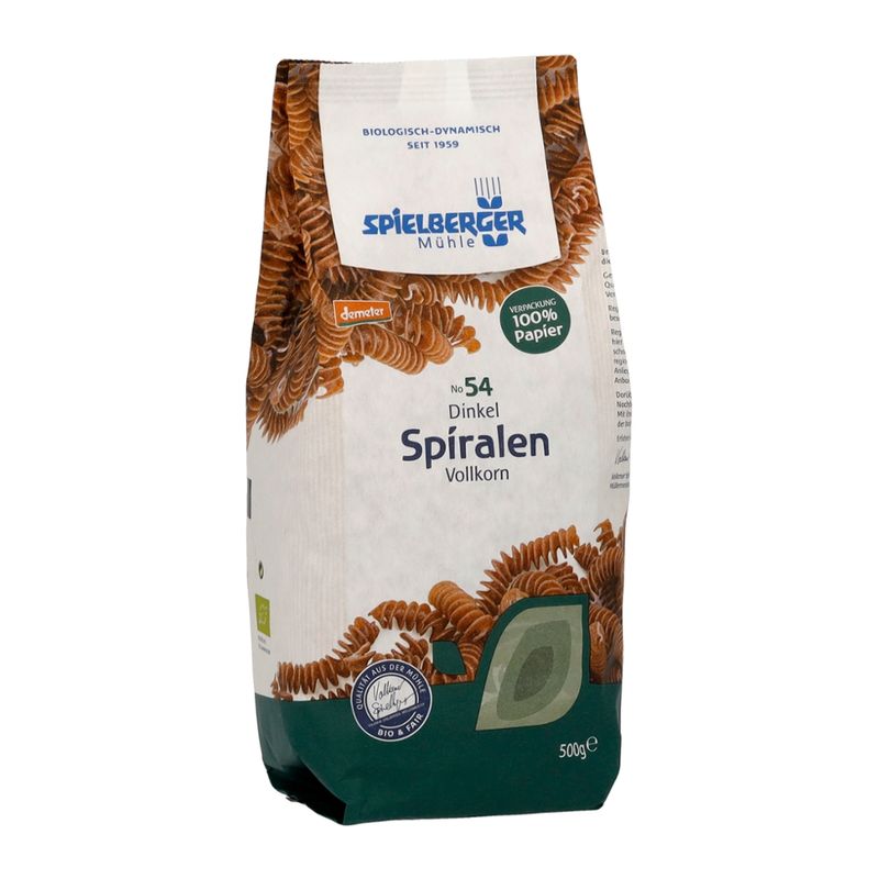 Spielberger Mühle Dinkel Spiralen, vollkorn, demeter - Produktbild