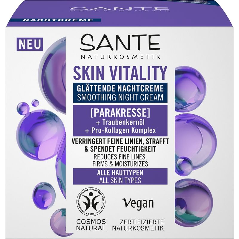 Sante SANTE SKIN VITALITY Glaettende Nachtcreme 50ml - Produktbild