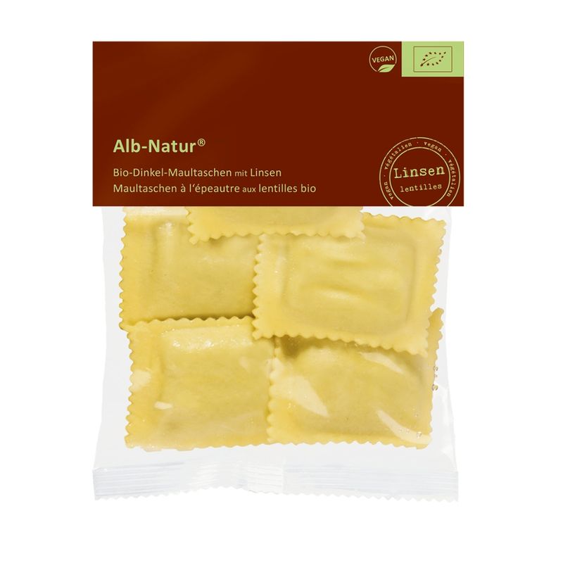 Alb-Natur® Bio-Dinkel-Maultaschen mit Linsen (frisch) - Produktbild