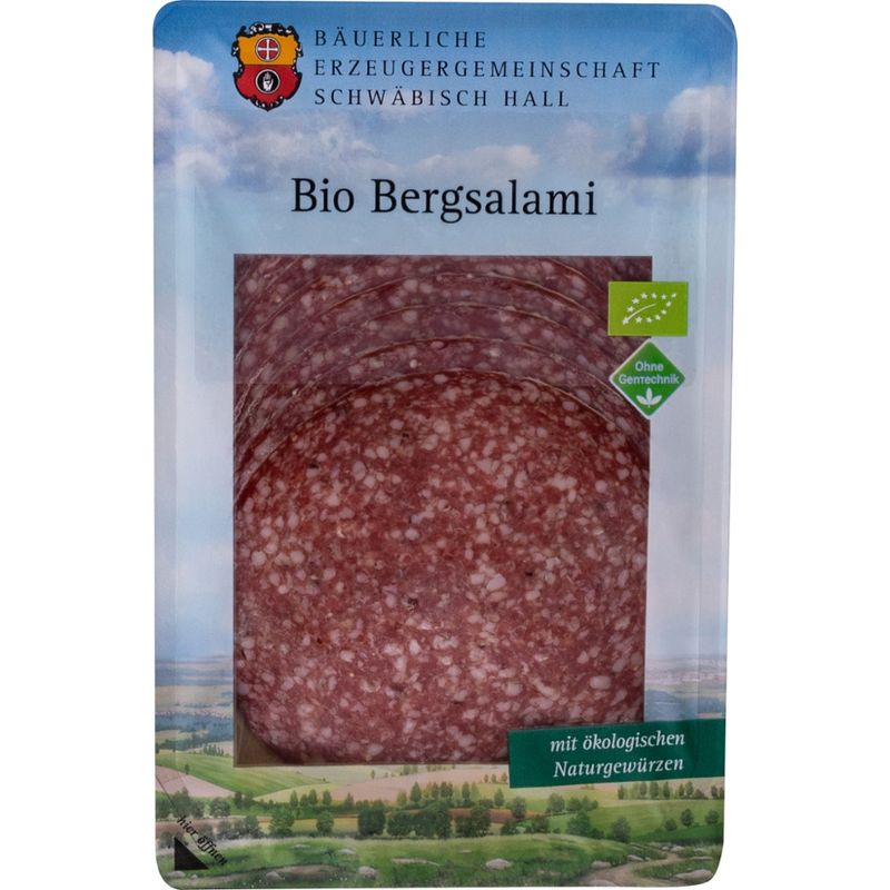 Bäuerliche Erzeugergemeinschaft Schwäbisch Hall Bio Bergsalami - Produktbild