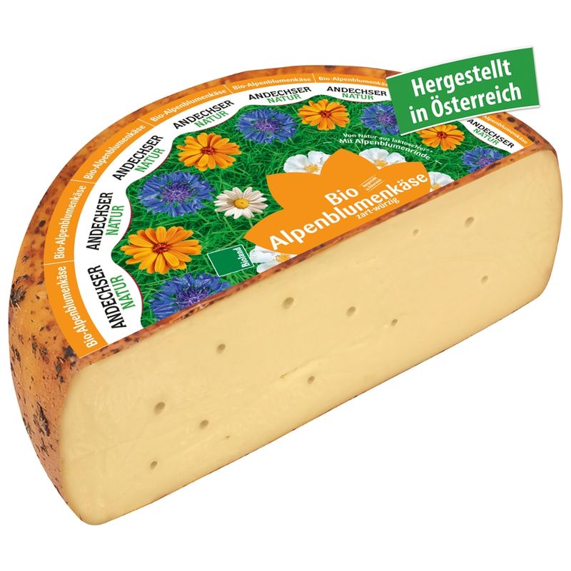 Andechser Natur Bio Alpenblumenkäse 50% - Produktbild