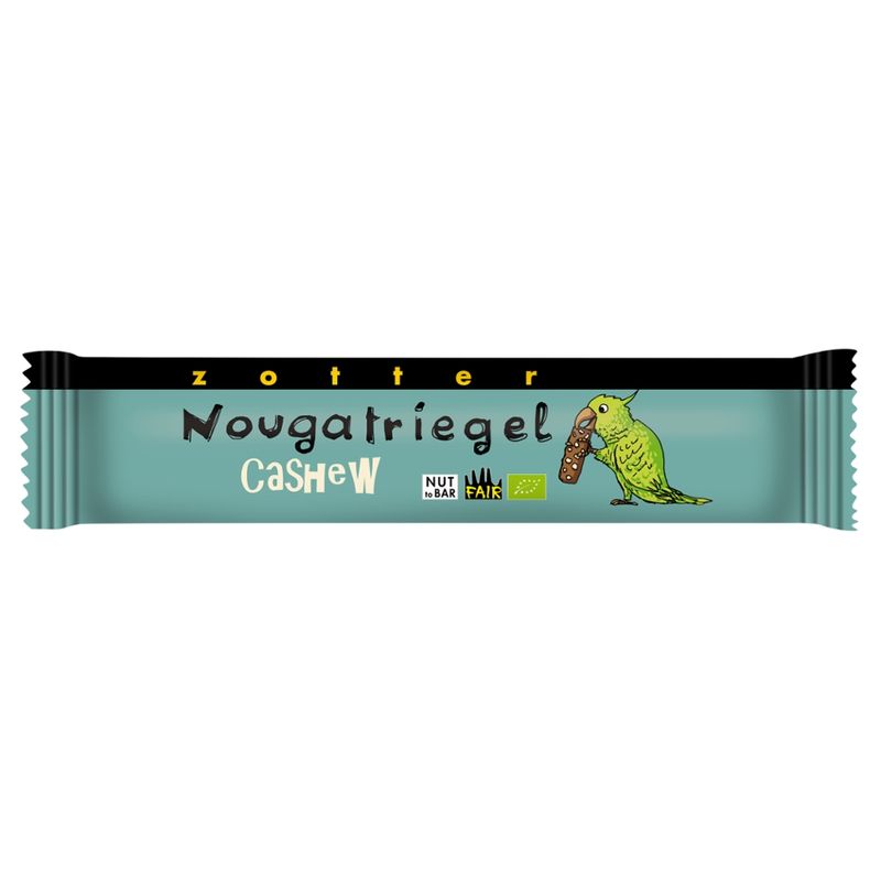 Zotter Schokolade Cashew Nougat Riegel - Produktbild