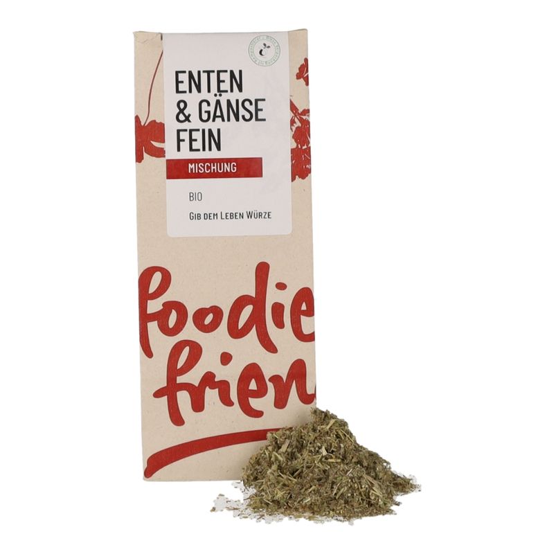 foodie & friends BIO Enten & Gänse fein in einer kompostierbaren Tüte - Produktbild