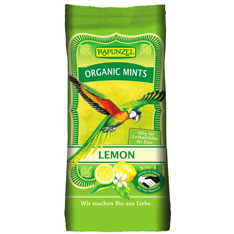 Rapunzel Organic Mints Lemon HIH Nachfüllbeutel - Produktbild