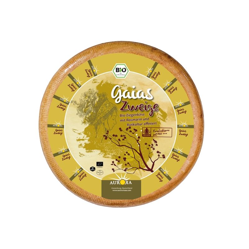 Aurora Gold Gaias Zweige Ziegen Rotkultur Käse - Produktbild