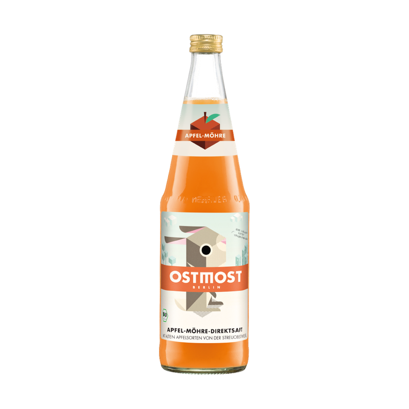 OSTMOST OSTMOST Bio Apfel-Möhrensaft 0,7l - Produktbild