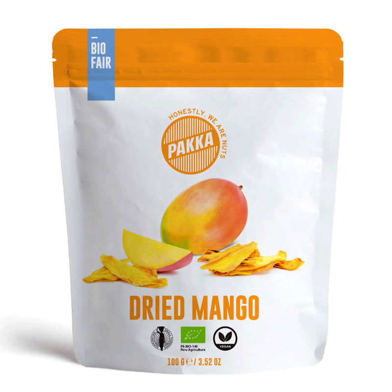 Pakka Mango getrocknet, Bio, 100g - Produktbild