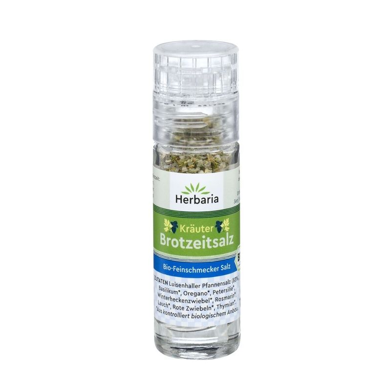 HERBARIA Kräuter Brotzeitsalz bio Mini-Mühle - Produktbild