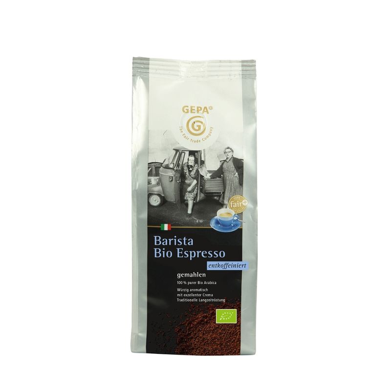 GEPA - The Fair Trade Company Barista Bio Espresso entkoffeiniert - Produktbild