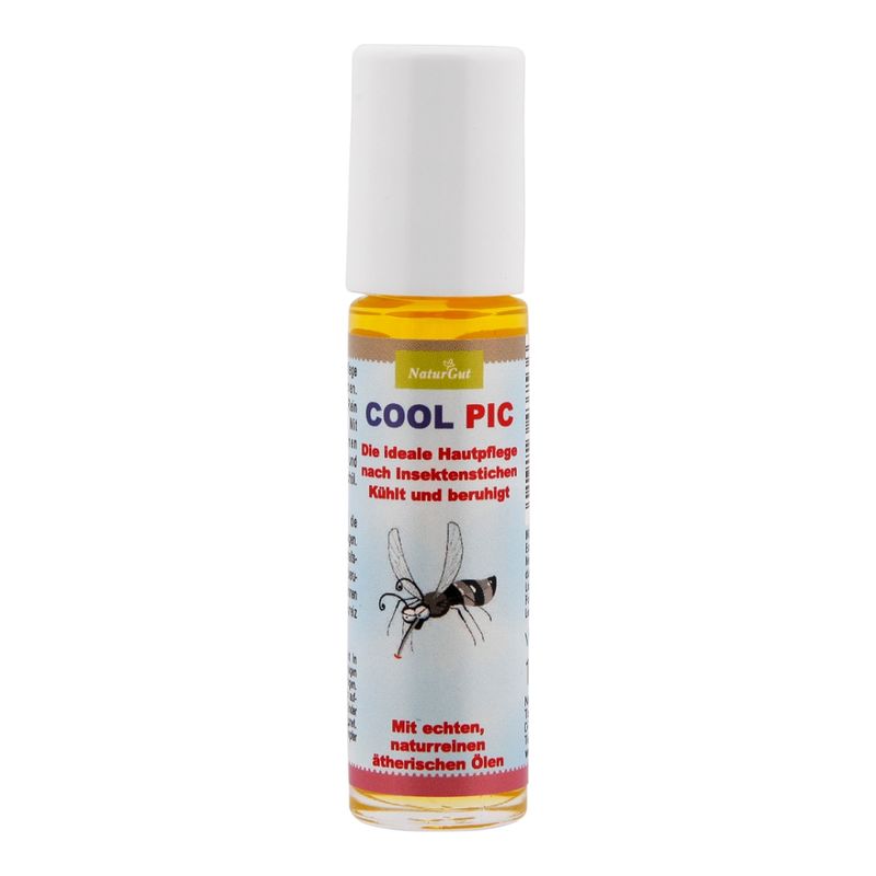 NaturGut Cool Pic Insektenstich Roll On ideale Hautpflege nach Insektenstichen 10ml kühlt und beruhigt - Produktbild