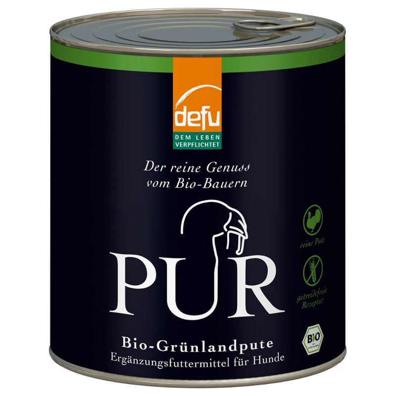 defu - Das Tierfutter vom Bio-Bauern PUR Bio-Grünlandpute - Produktbild