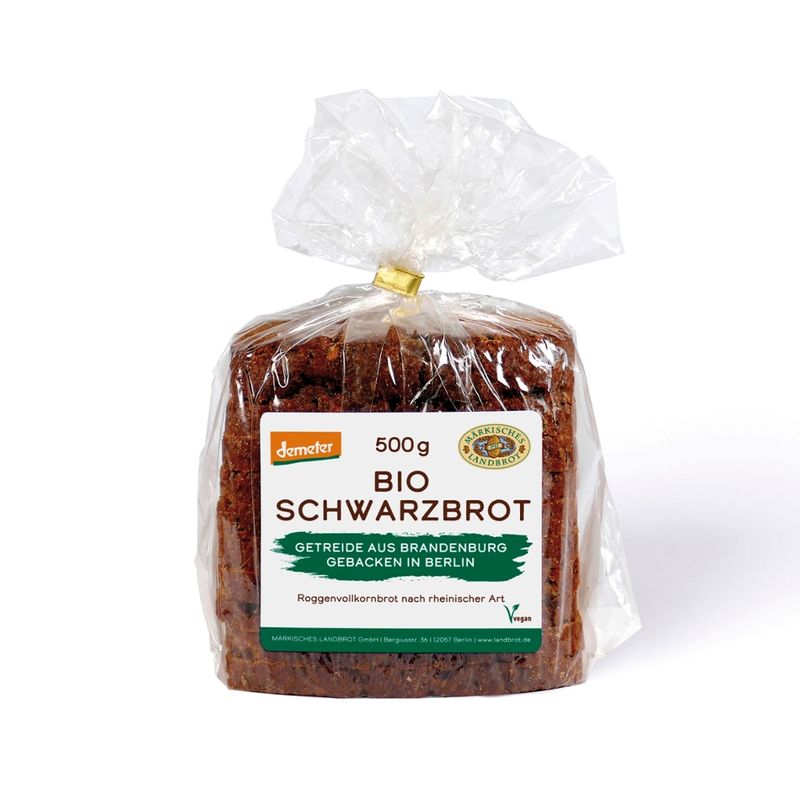 Märkisches Landbrot Schwarzbrot 500g - Produktbild