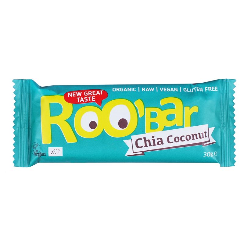 Roobar Roobar Chia & Coconut, 30g, glutenfrei - Produktbild