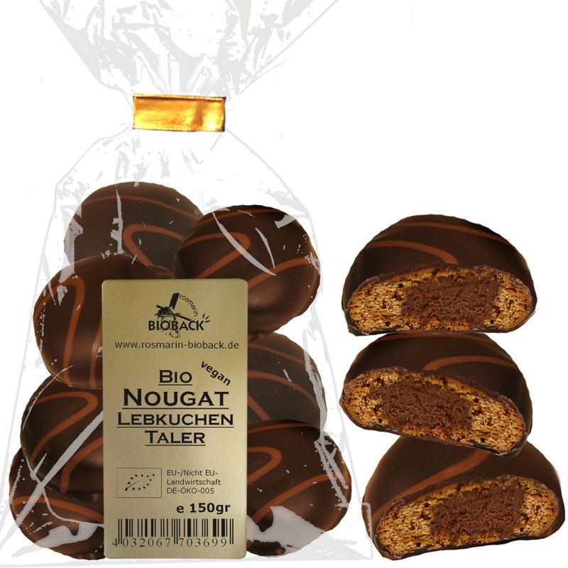 rosmarin BIOBACK Nougat Lebkuchen-Taler - Produktbild