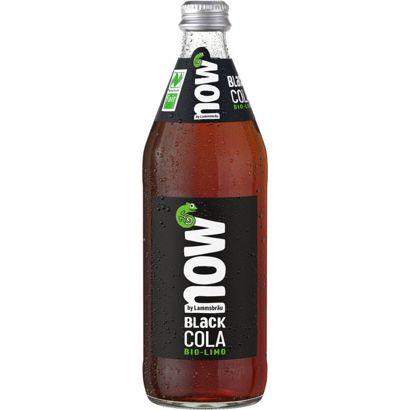 now now Bio Limo Black Cola 0,5l - Produktbild