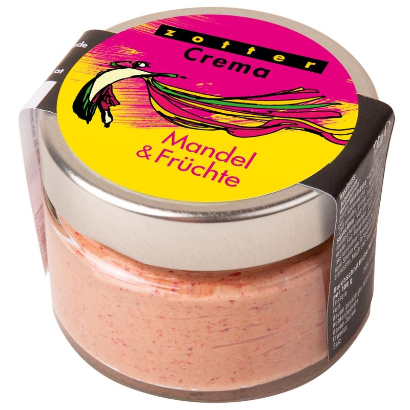 Zotter Schokolade zotter Crema Mandel & Früchte - Produktbild