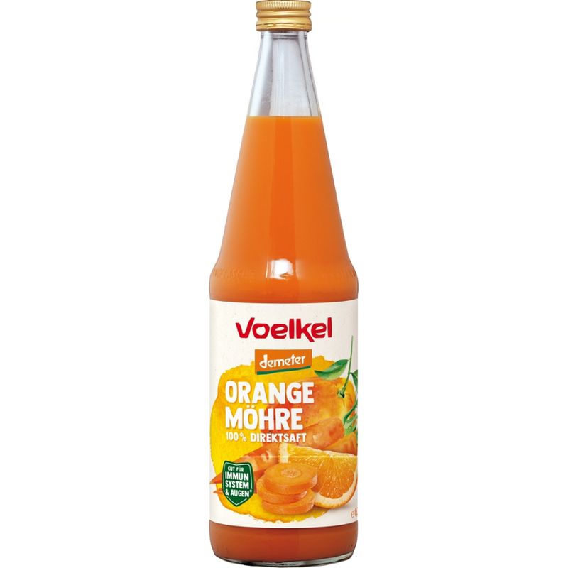 Voelkel Orange Möhre  100% Direktsaft - Produktbild