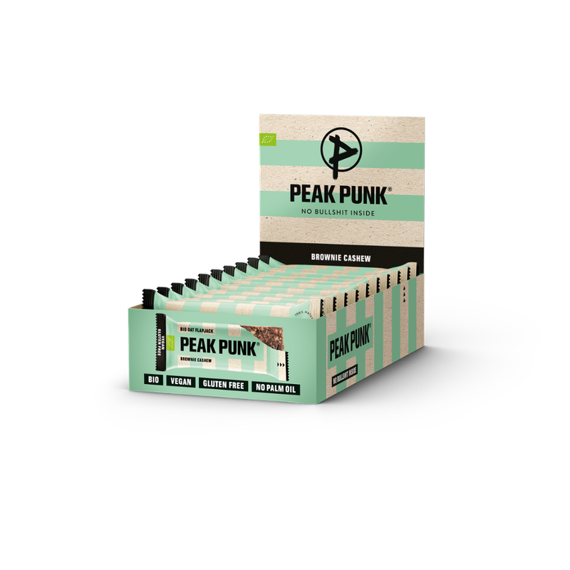 Peak Punk  Peak Punk Bio Oat Flapjack Brownie Cashew - Produktbild