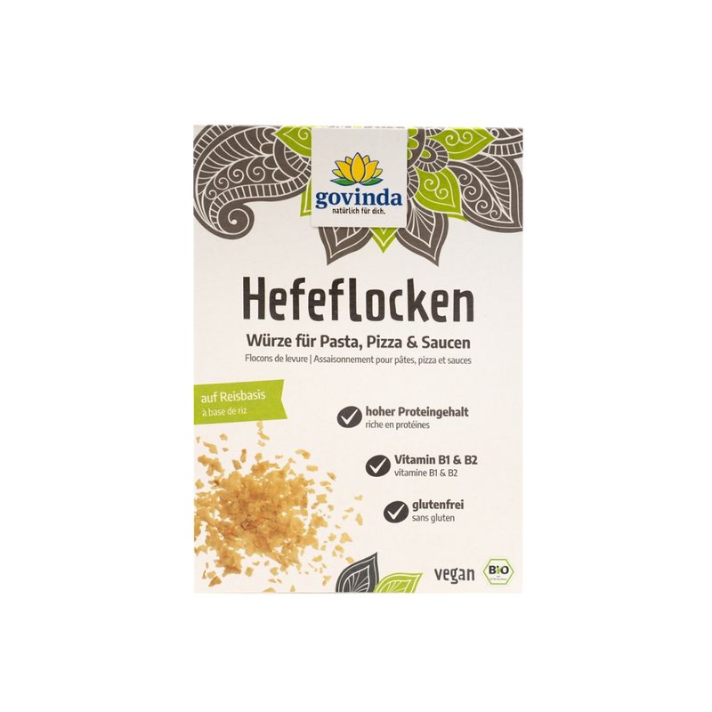 Govinda Hefeflocken auf Reisbasis - Produktbild