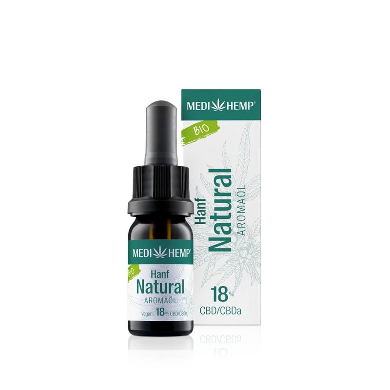 MEDIHEMP Bio Hanf Natural Aromaöl 18% - Produktbild