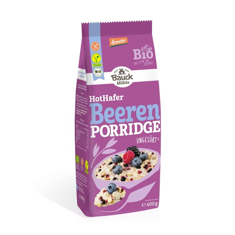 Bauck Mühle Hot Hafer Beeren Porridge - Produktbild