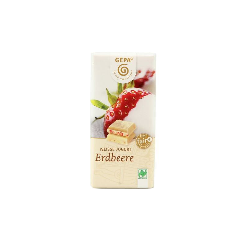 GEPA - The Fair Trade Company Weisse Jogurt Erdbeere - Produktbild