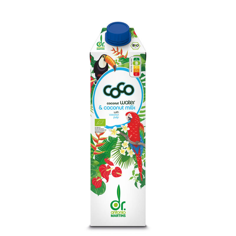 Dr. Antonio Martins Dr. Antonio Martins Coconut water & coconut milk with coconut pulp - Produktbild