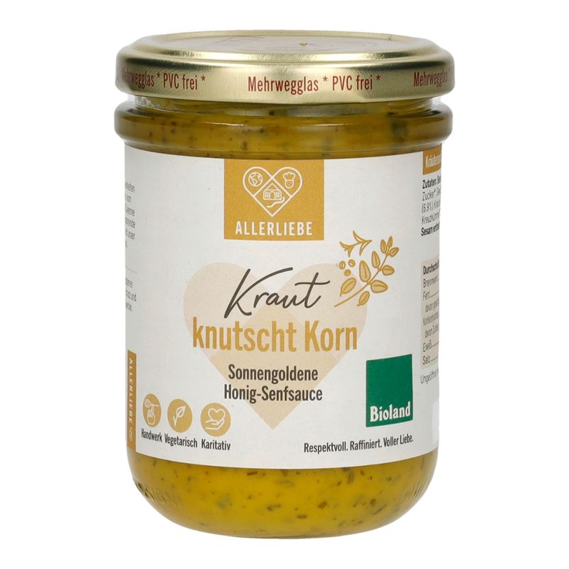 ALLERLIEBE ALLERLIEBE Bioland Kräutersenf-Sauce 210g - Produktbild