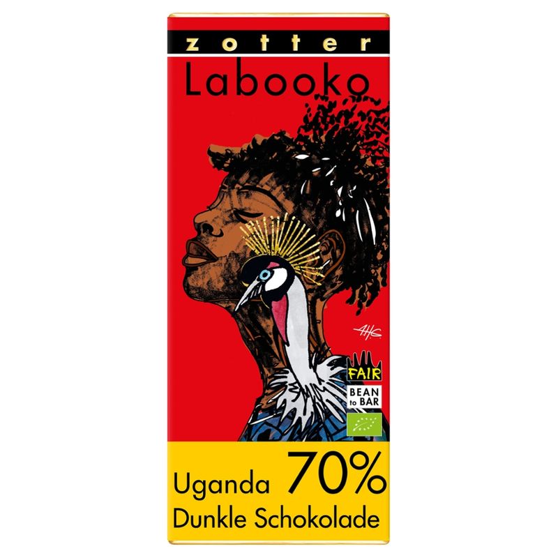 Zotter Schokolade Labooko - 70% Uganda - Produktbild