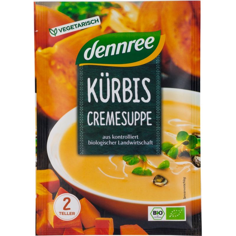 dennree Kürbiscremesuppe - Produktbild