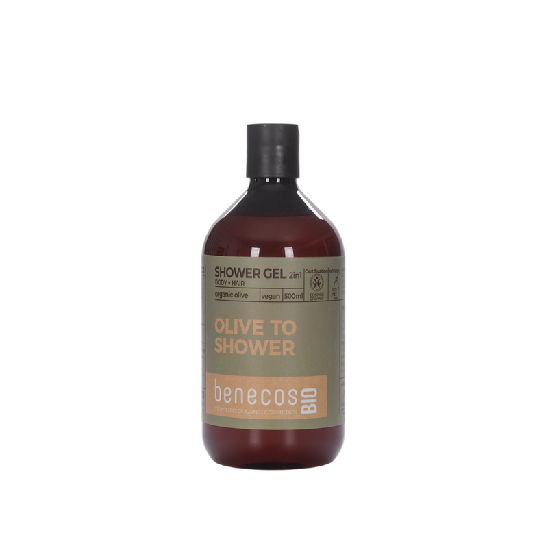 benecos benecosBIO Shower Gel 2in1 organic olive - OLIVE TO SHOWER - Produktbild