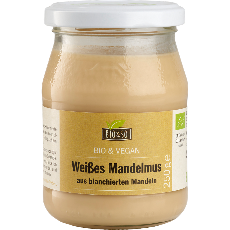 Bio&So Weißes Mandelmus, 250g - Produktbild