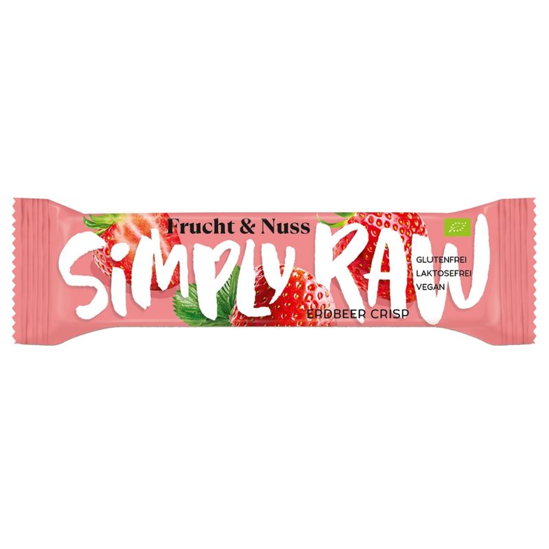 Simply Raw Frucht & Nuss Erdbeer Crisp - Produktbild