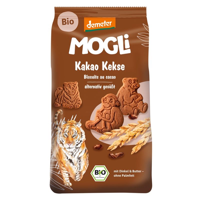 Mogli Bio Kakao Kekse 125g DE/FR/NL - Produktbild