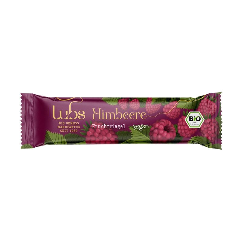 Lubs Himbeer Fruchtriegel, Bio - Produktbild