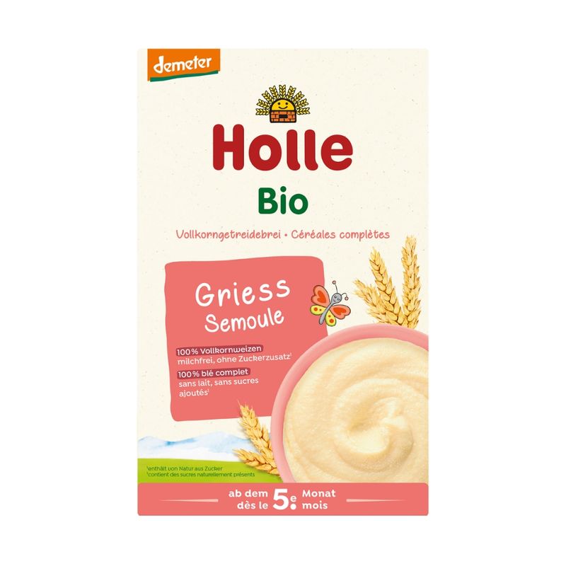 Holle  Bio-Vollkorngetreidebrei Griess - Produktbild