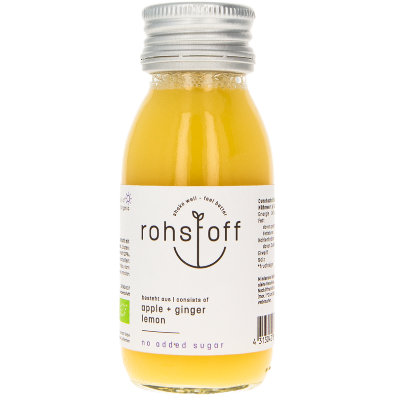 Rohstoff Apfel-Ingwer-Zitrone 0,06l - Produktbild