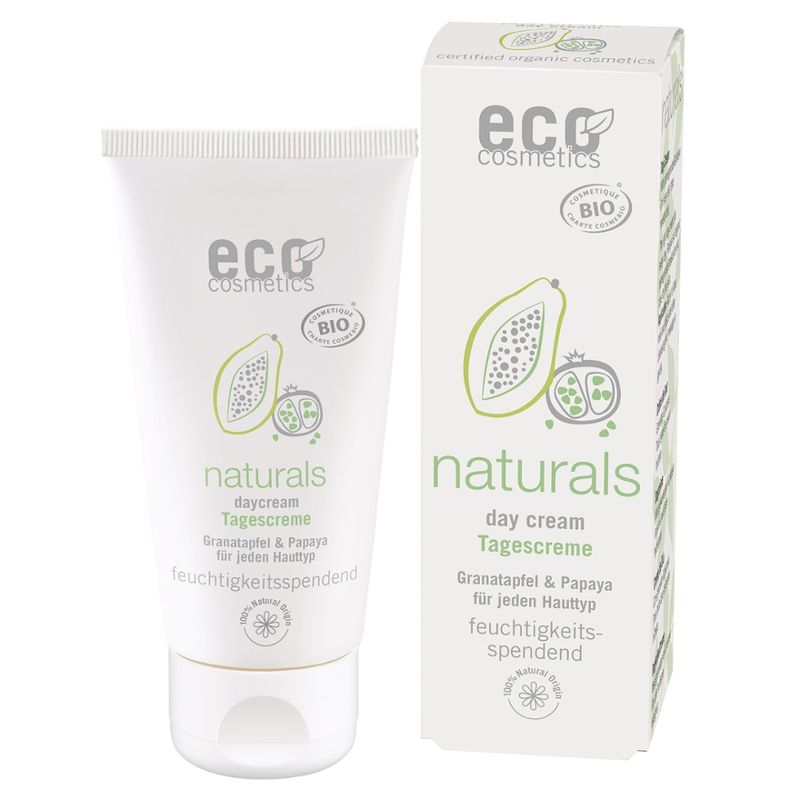 eco cosmetics Tagescreme mit  Bio Granatapfel und Papaya - Produktbild