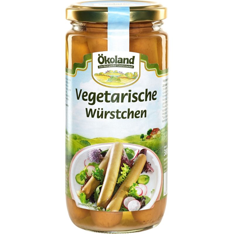 ÖKOLAND Saucisses végétariennes / Vegetarische worstjes - Produktbild