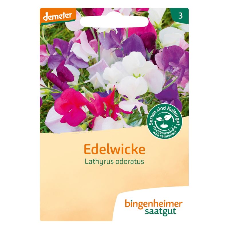 Bingenheimer Saatgut Edelwicke - Blumen (Saatgut) - Produktbild