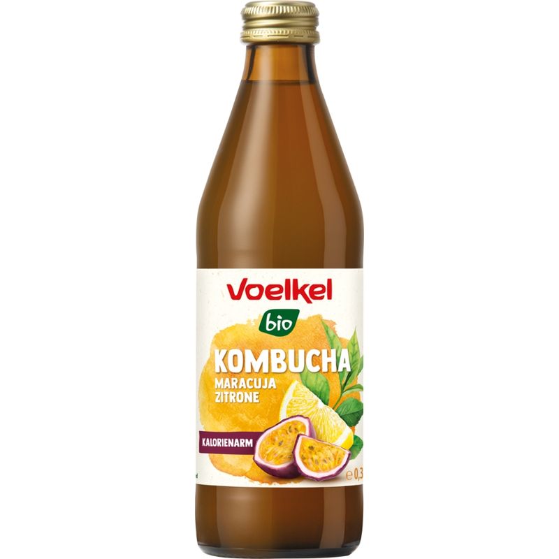 Voelkel Kombucha Maracuja Zitrone - Produktbild