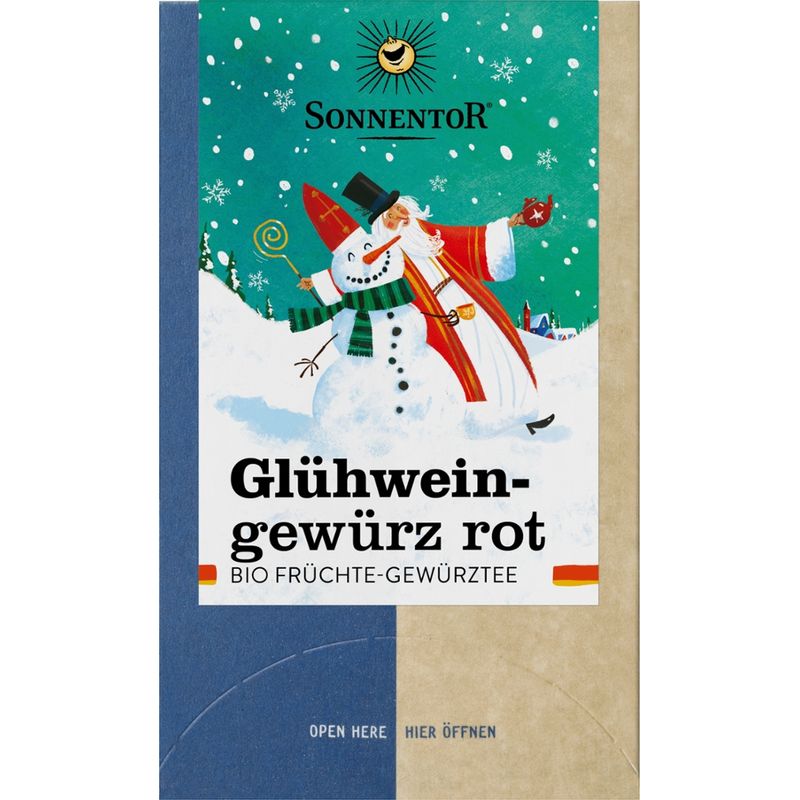 Sonnentor Glühweingewürz rot, Doppelkammerbeutel - Produktbild