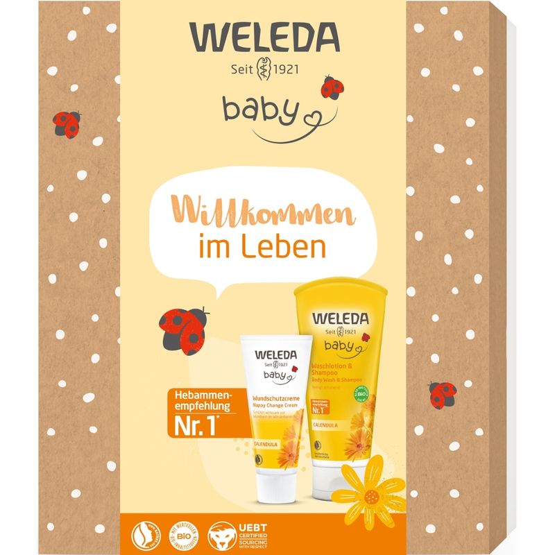 Weleda Geschenkset Babypflege 2023 ApoFH - Produktbild