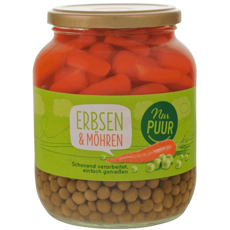 Nur Puur Erbsen & Möhren - Produktbild